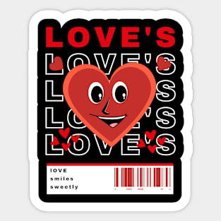 Love Hearts Sticker